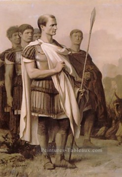 Jules César et son équipe Orientalisme grec arabe Jean Léon Gérôme Peinture à l'huile